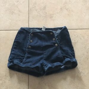 Forever 21 High Waisted Sailor Shorts